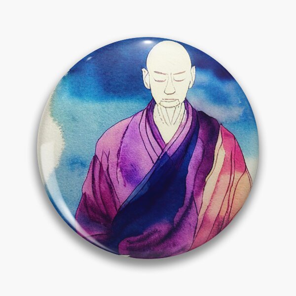 Item preview, Watercolor Monk 1 designed and sold by CEVmemories.