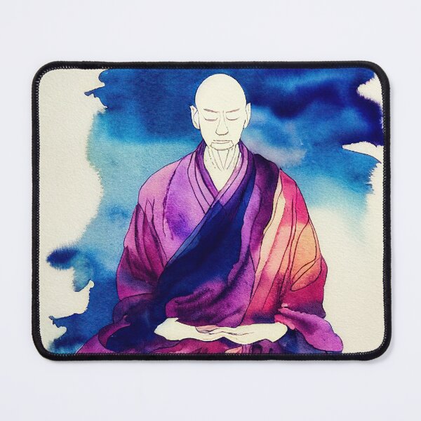 Item preview, Watercolor Monk 1 designed and sold by CEVmemories.