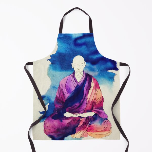 Item preview, Watercolor Monk 1 designed and sold by CEVmemories.