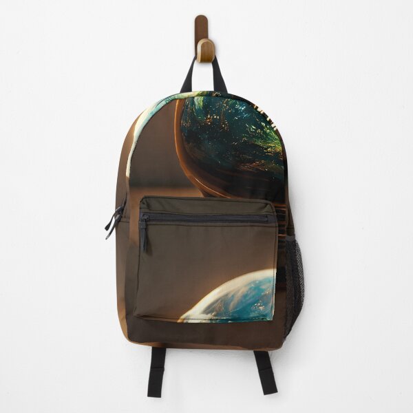 Item preview, Earth as electric lightbulb on wooden table designed and sold by PM-Artistic.