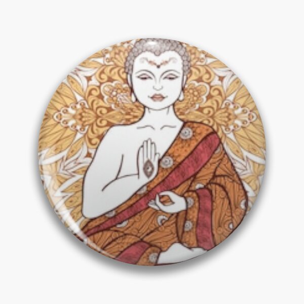 Item preview, Cool Buddha with ornamental Mandala Art designed and sold by BEAUTY ⭐⭐⭐⭐⭐.