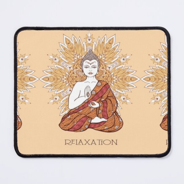 Item preview, Cool Buddha with ornamental Mandala Art designed and sold by BEAUTY ⭐⭐⭐⭐⭐.