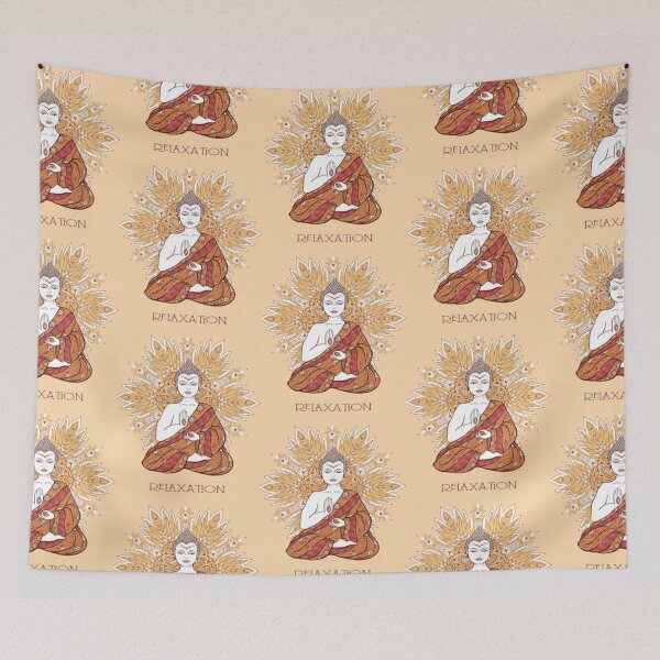 Item preview, Cool Buddha with ornamental Mandala Art designed and sold by BEAUTY ⭐⭐⭐⭐⭐.