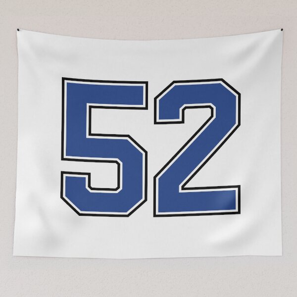 Item preview, Number 52 lucky sports jersey fifty two designed and sold by HeavyStyle.
