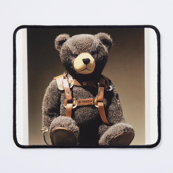 Item preview, Teddy Bear Wearing a Leather Harness #5 designed and sold by 30littlesteps.