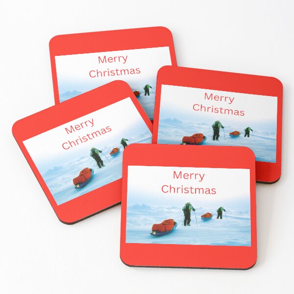 Item preview, Christmas Card. Skiers head to the North Pole designed and sold by Bagsyrose.