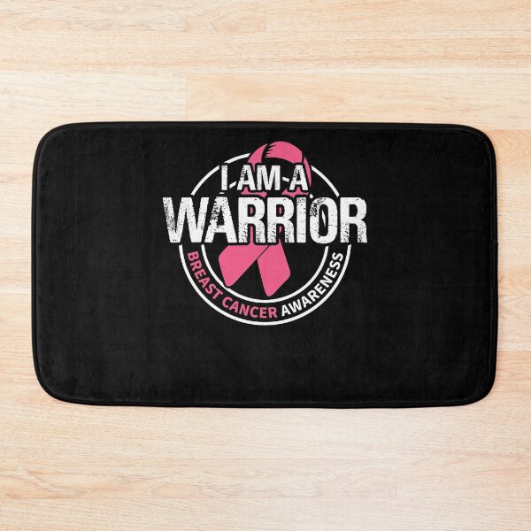 Item preview, Breast Cancer Awareness I Am A Warrior Breast Cancer Awareness Ribbon designed and sold by JamesGilmore40.