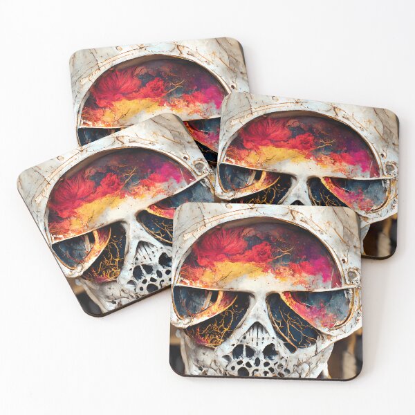 Item preview, Extremely Realistic Skull in Abstract Art designed and sold by PM-Artistic.