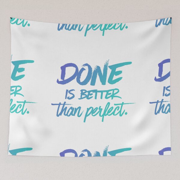 Item preview, Done is better than perfect - Ombre designed and sold by Miruna Illustration.