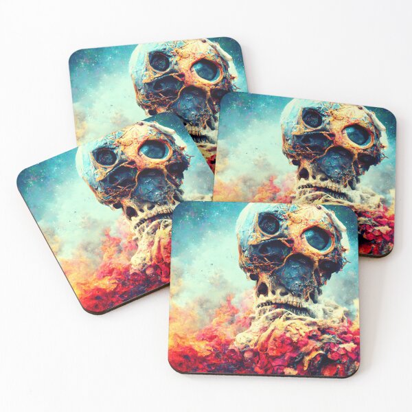 Item preview, Extremely Realistic Skull in Abstract Art designed and sold by PM-Artistic.