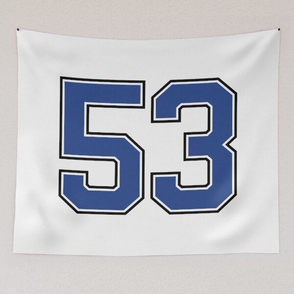 Item preview, Number 53 lucky sports jersey fifty three designed and sold by HeavyStyle.