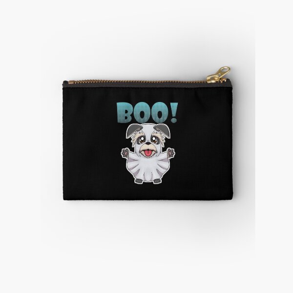 Item preview, Boo Ghost Pug Puppy | Halloween Puppy | Salt and Pepper designed and sold by Jovak.