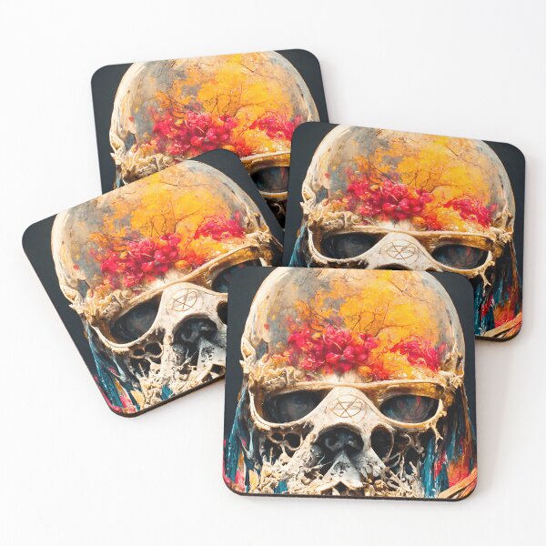 Item preview, Extremely Realistic Skull in Abstract Art designed and sold by PM-Artistic.