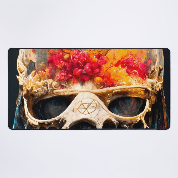 Item preview, Extremely Realistic Skull in Abstract Art designed and sold by PM-Artistic.