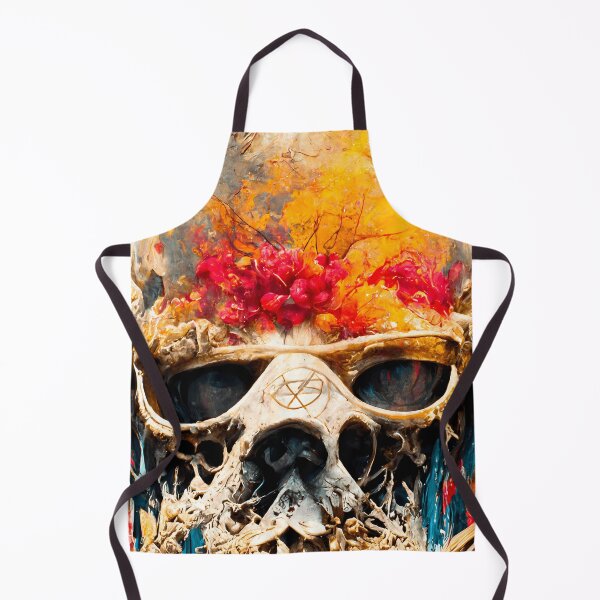 Artikelvorschau, Extrem realistischer Totenkopf in Abstrakter Kunst entworfen und verkauft von PM-Artistic.