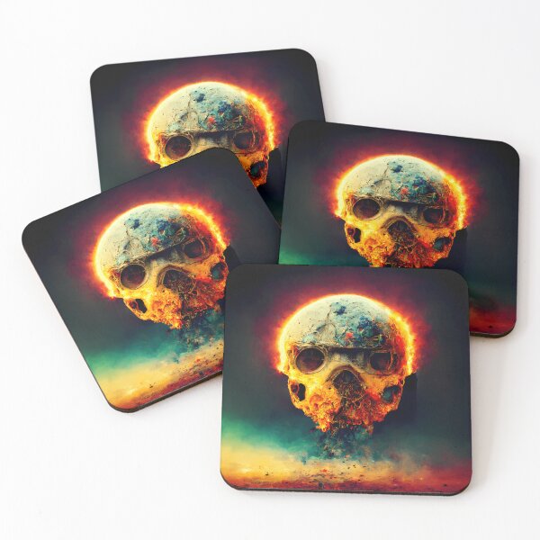 Item preview, Extremely Realistic Skull in Abstract Art designed and sold by PM-Artistic.