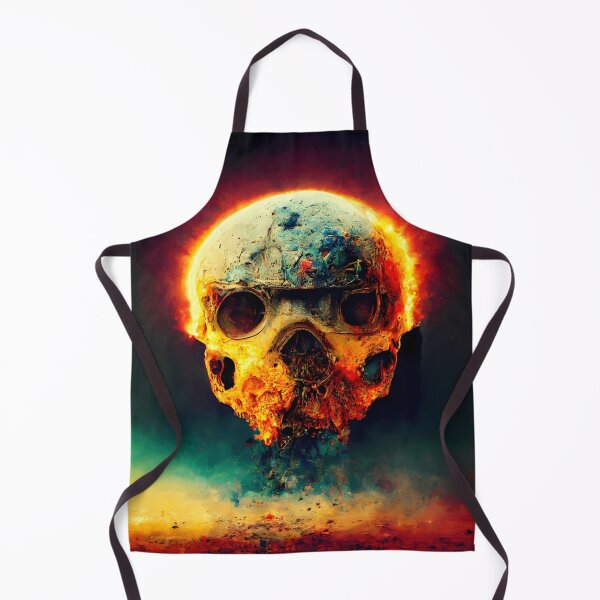 Artikelvorschau, Extrem realistischer Totenkopf in Abstrakter Kunst entworfen und verkauft von PM-Artistic.