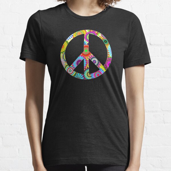 Item preview, Peace Sign Cool Retro Flowers Design designed and sold by Denis Marsili.