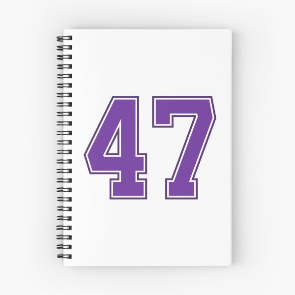 Artikelvorschau, Lila Nummer 47 glückliches Sporttrikot siebenundvierzig entworfen und verkauft von HeavyStyle.