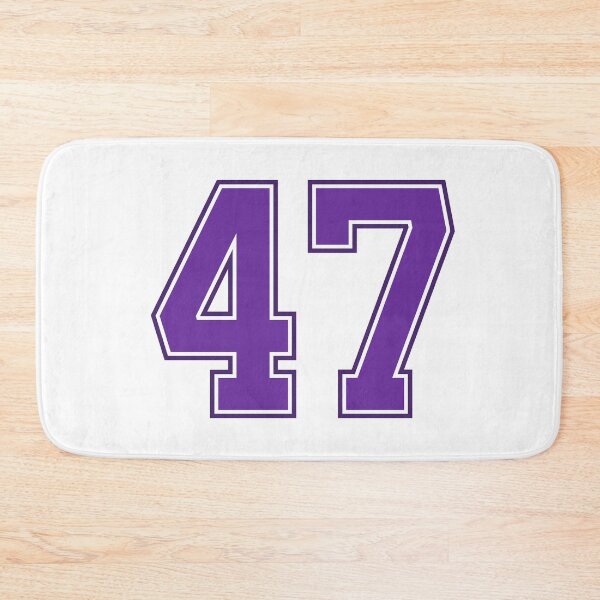 Item preview, Purple Number 47 lucky sports jersey forty seven designed and sold by HeavyStyle.