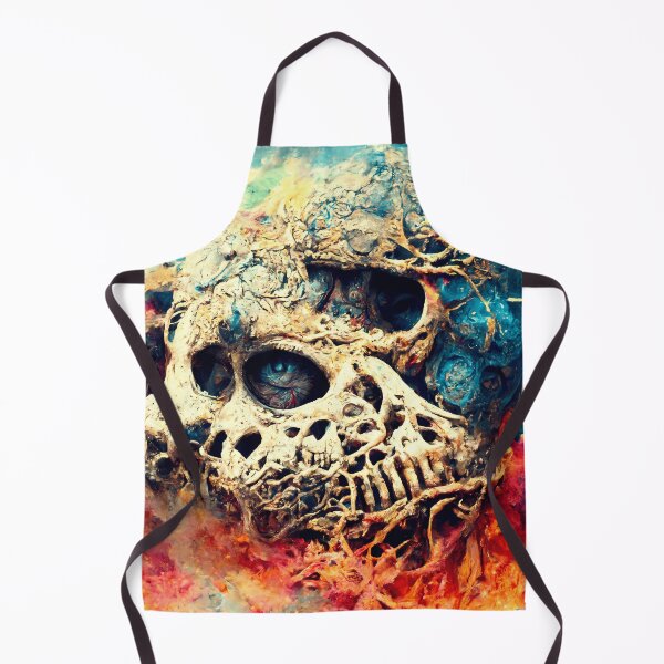 Artikelvorschau, Extrem realistischer Totenkopf in Abstrakter Kunst entworfen und verkauft von PM-Artistic.