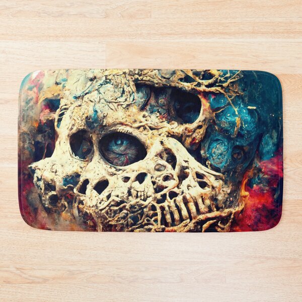 Item preview, Extremely Realistic Skull in Abstract Art designed and sold by PM-Artistic.