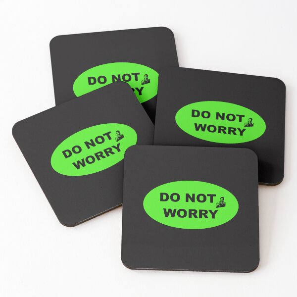 Item preview, DO NOT WORRY industrial style sign designed and sold by lobodelnoir.
