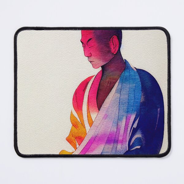 Item preview, Watercolor Monk 3 designed and sold by CEVmemories.