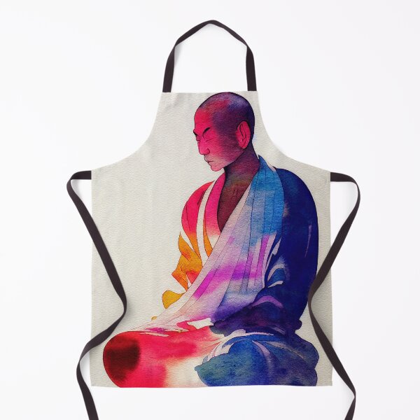 Item preview, Watercolor Monk 3 designed and sold by CEVmemories.