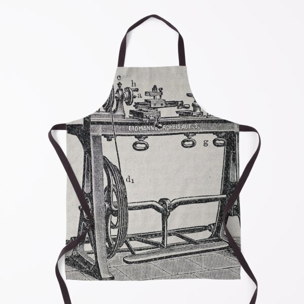 Item preview, Antique lathe without electricity drawing early 19th century designed and sold by susannvoelske.