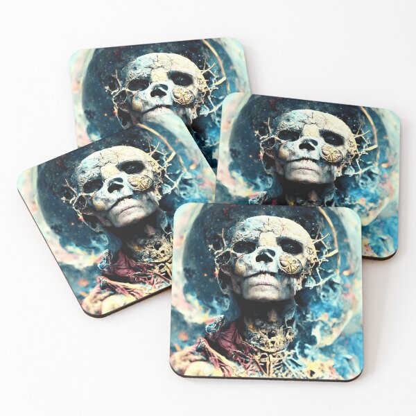 Item preview, Extremely Realistic Skull in Abstract Art designed and sold by PM-Artistic.