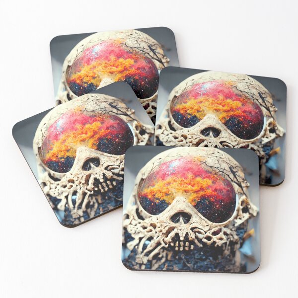 Item preview, Extremely Realistic Skull in Abstract Art designed and sold by PM-Artistic.