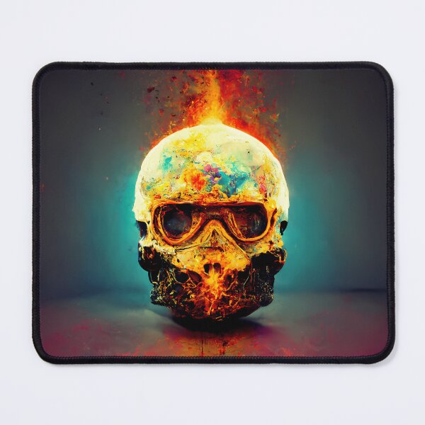 Item preview, Extremely Realistic Skull in Abstract Art designed and sold by PM-Artistic.