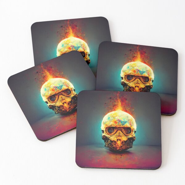 Item preview, Extremely Realistic Skull in Abstract Art designed and sold by PM-Artistic.