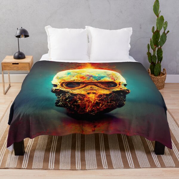Item preview, Extremely Realistic Skull in Abstract Art designed and sold by PM-Artistic.