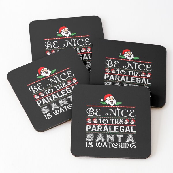 Item preview, Be Nice To The Paralegal Santa Is Watching  designed and sold by aryagiri.