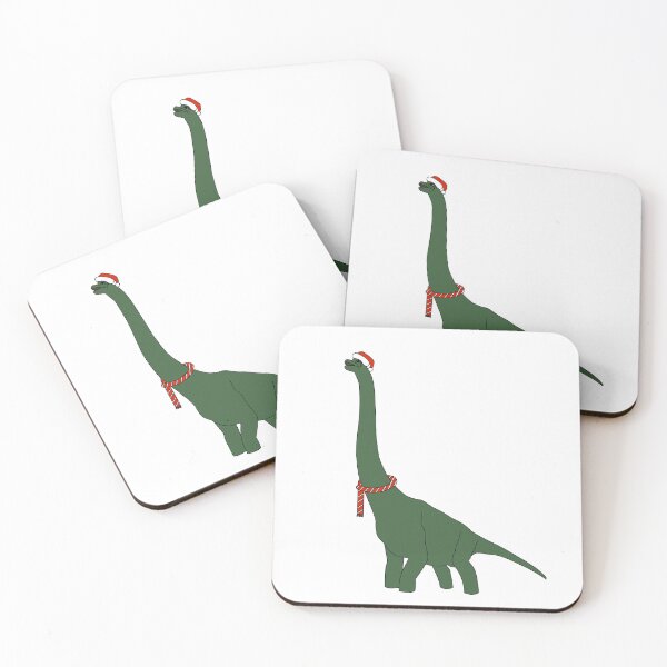 Artikelvorschau, Weihnachtsgrüner Dinosaurier Digitale Kunst | Weihnachtsspecial | Melanie Jensen Illustrationen entworfen und verkauft von Melanie Jensen.