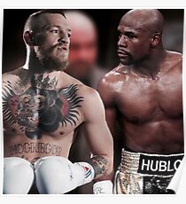 Póster Conor McGregor vs Floyd Mayweather