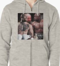 Sudadera con capucha y cremallera Conor McGregor vs Floyd Mayweather