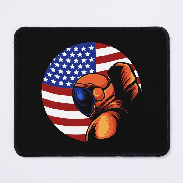 Item preview, Astronaut Cosmonaut USA US American Flag Space Lover Rocket Ship designed and sold by niftee.