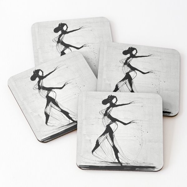 Item preview, Woman dancing line art designed and sold by digital-viking.