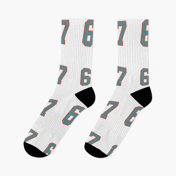 Item preview, 67 number, aqua orange lucky sports sixty seven designed and sold by ArtIsParty.