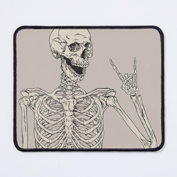 Item preview, Halloween Scary evil pumpkin funny pumpkin head Human Skeleton Pink Halloween Art Ghosts Anatomically Anatomy Minimalist Hand Posting  designed and sold by thanyaj.