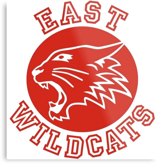 East High Wildcats High School Musical Metal Print By Karencho