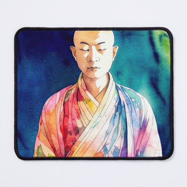 Item preview, Watercolor Monk 6 designed and sold by CEVmemories.