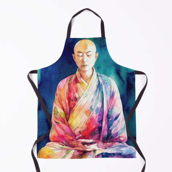 Item preview, Watercolor Monk 6 designed and sold by CEVmemories.