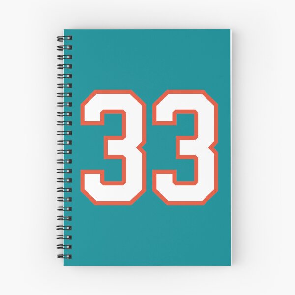 Item preview, Sports Number 33, white orange color lucky sport thirty three designed and sold by ArtIsParty.