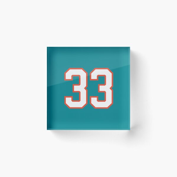 Item preview, Sports Number 33, white orange color lucky sport thirty three designed and sold by ArtIsParty.