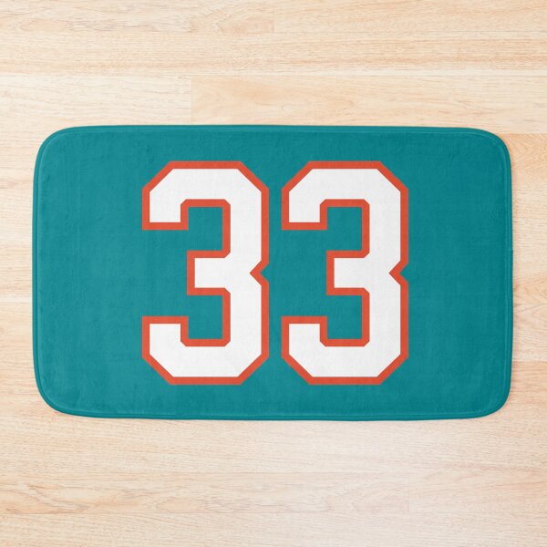 Item preview, Sports Number 33, white orange color lucky sport thirty three designed and sold by ArtIsParty.
