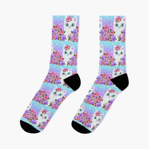 Item preview, Kitty in the Rose Garden designed and sold by Soozie Wray.